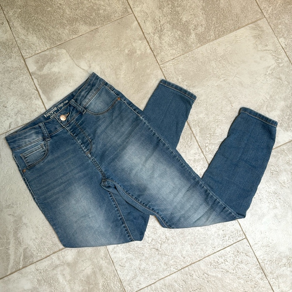 Hippie girl high rise skinny jeans size 10